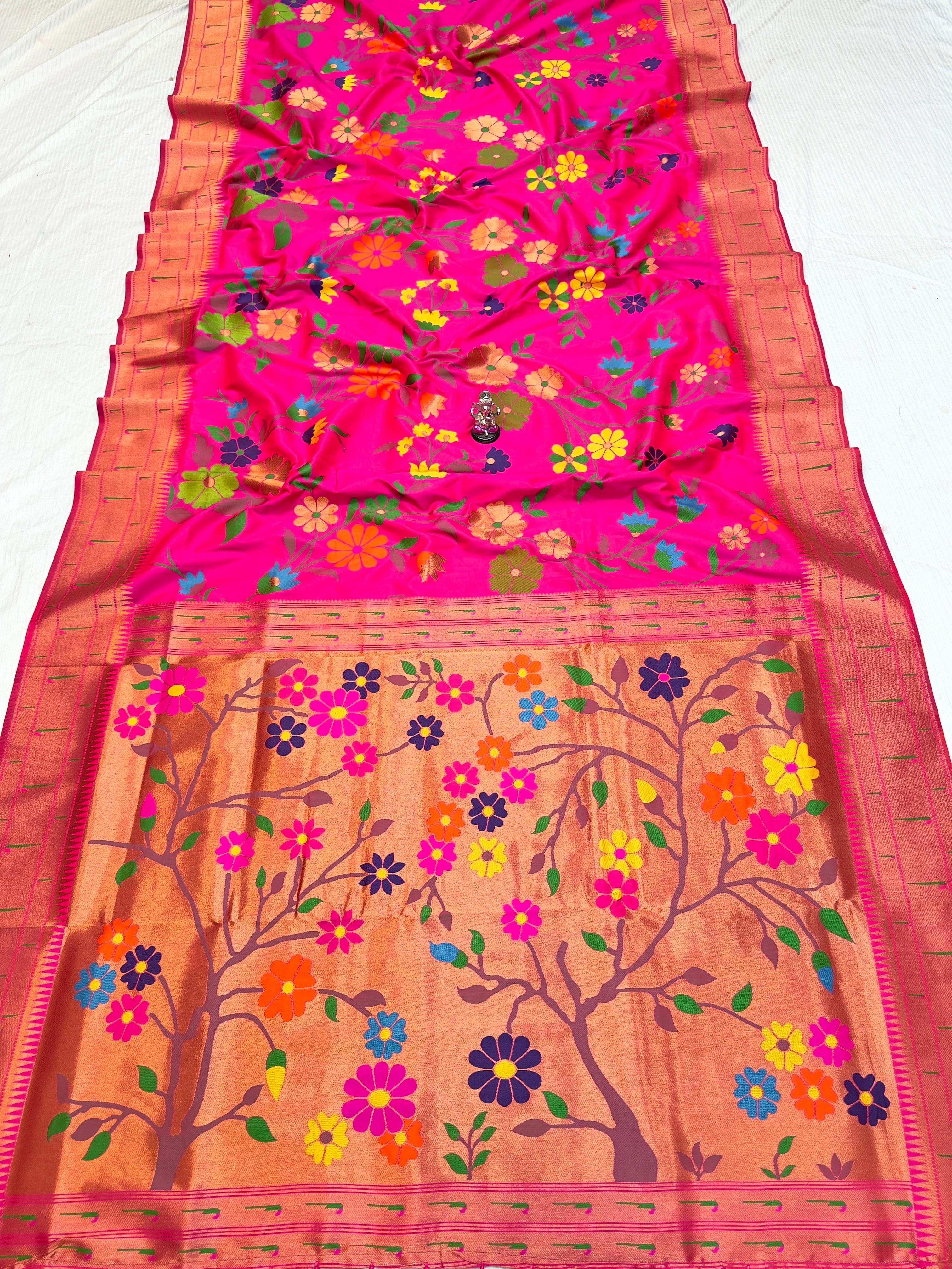 Premium Brocade Paithani Silk Saree