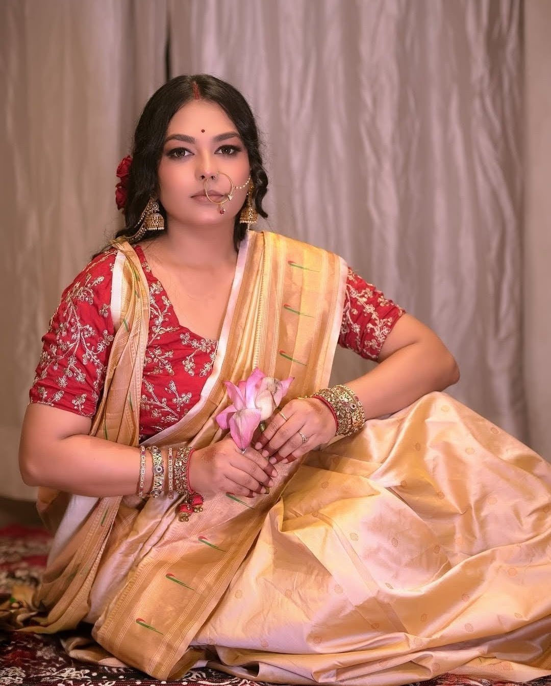 Adi Shakti Paithani – Premium Katan Silk Saree