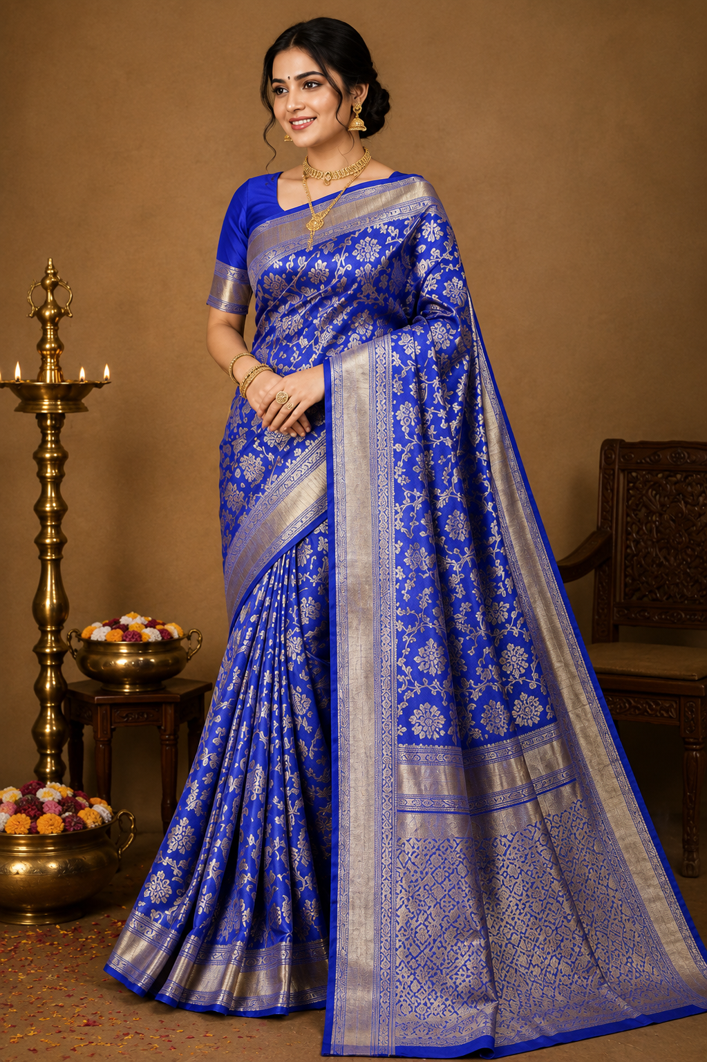 Premium Banarasi Katan Silk Traditional Saree