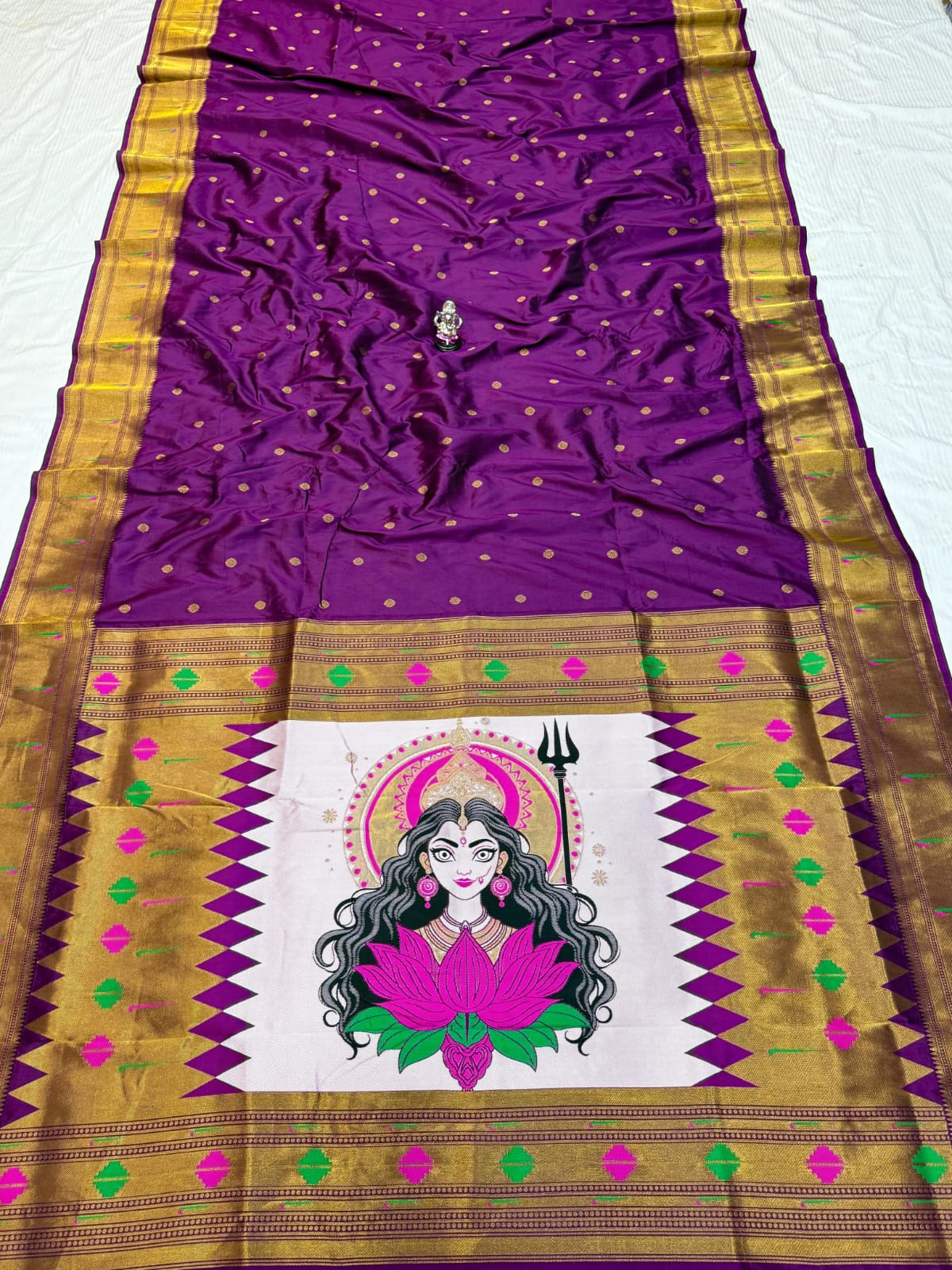 Adi Shakti Paithani – Premium Katan Silk Saree