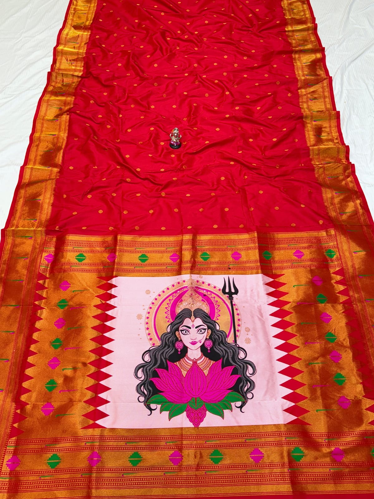 Adi Shakti Paithani – Premium Katan Silk Saree