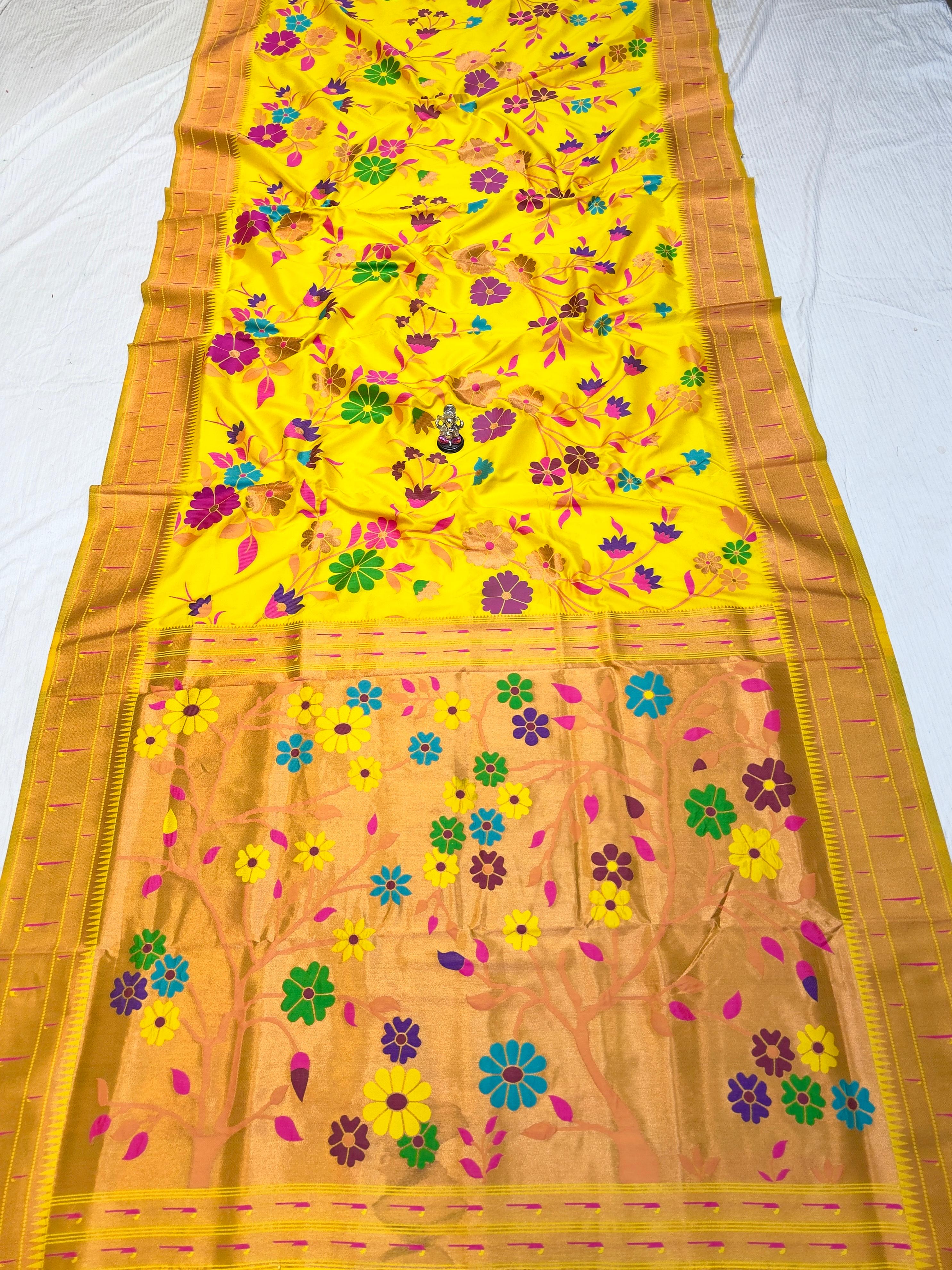 Premium Brocade Paithani Silk Saree
