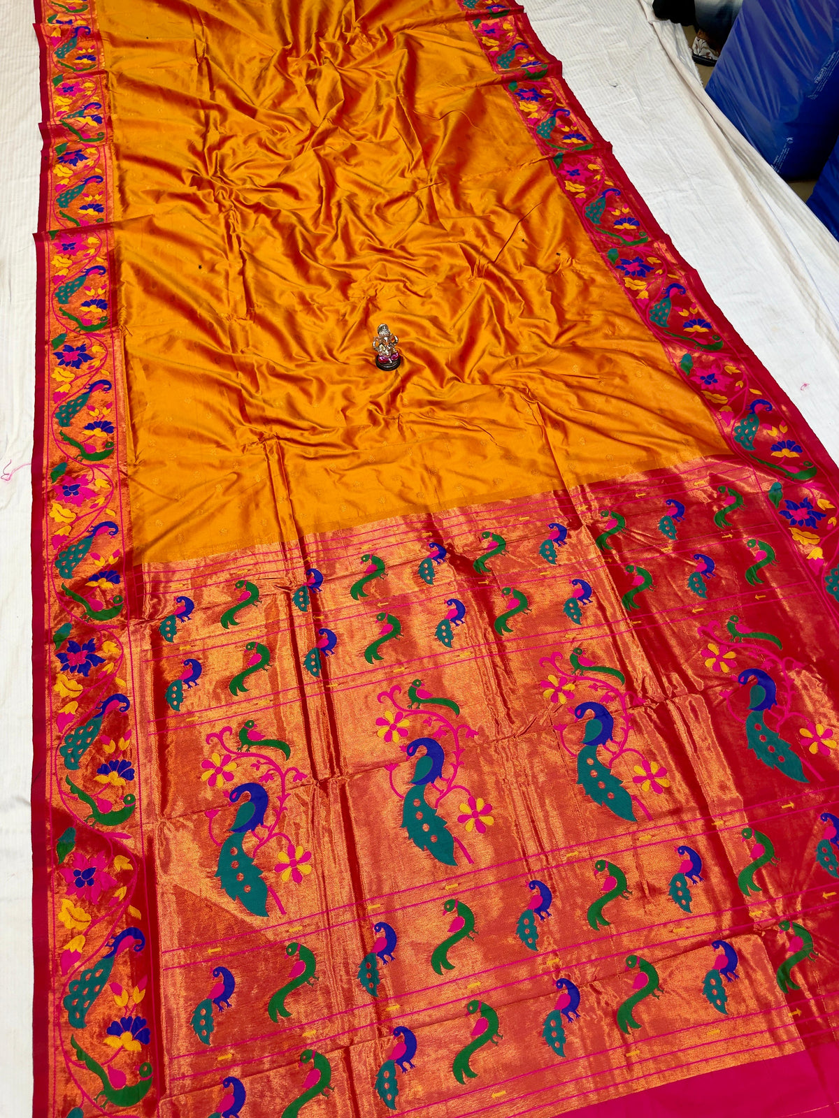 Maharani Pushpaa Paithani – Mor Popat Brocade Silk Saree