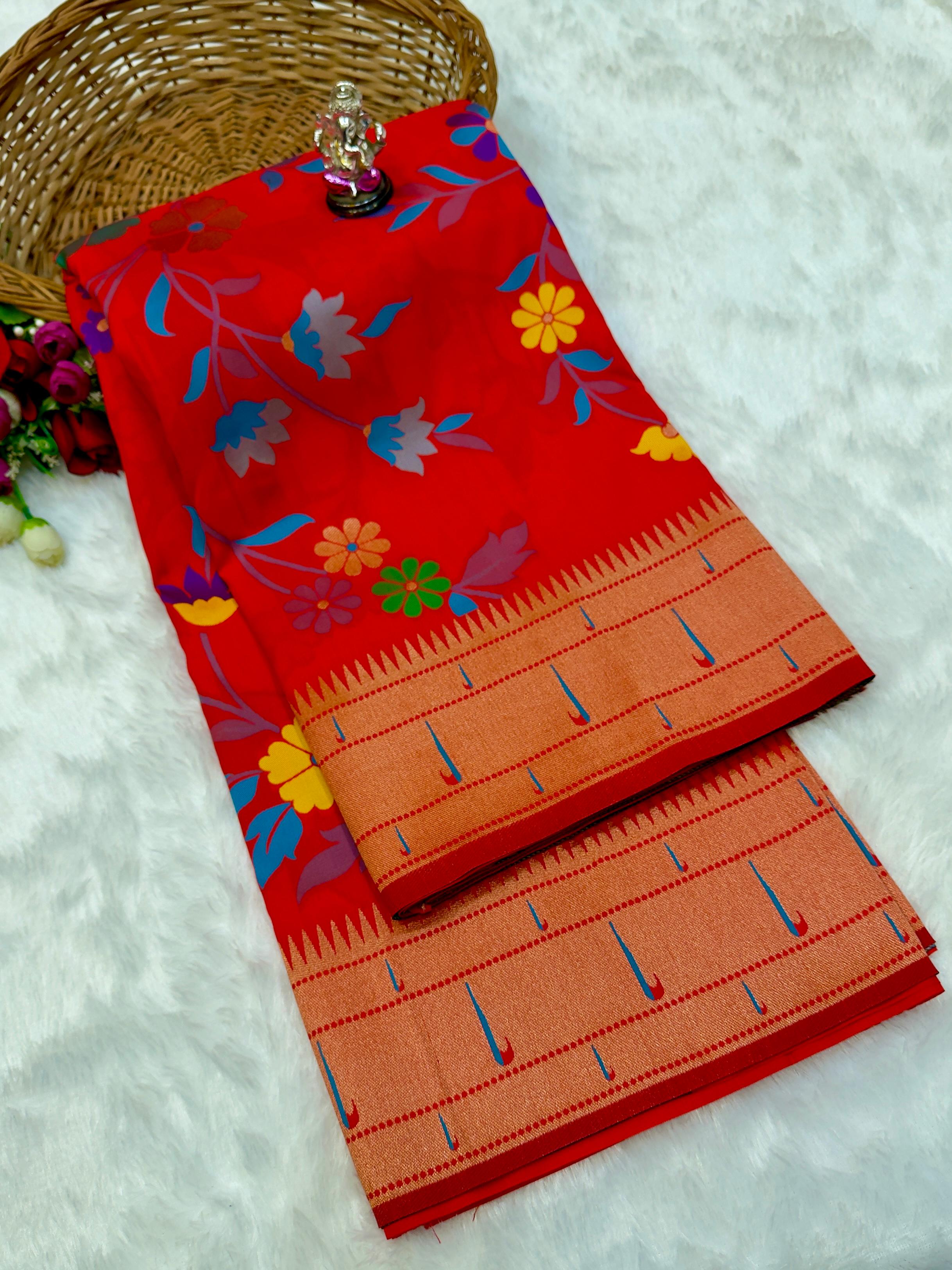 Premium Brocade Paithani Silk Saree