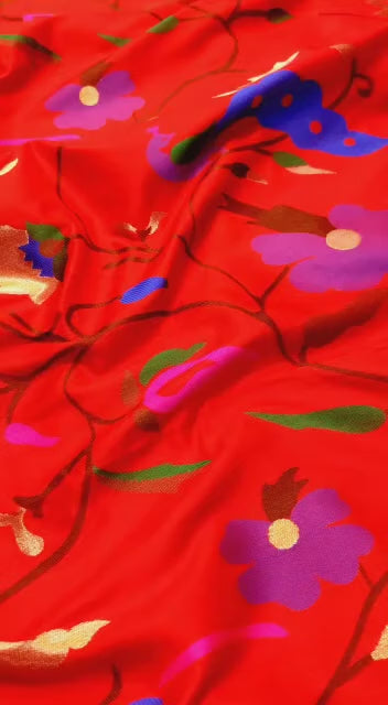 Heritage Loom – Soft Silk Brocade Paithani Saree