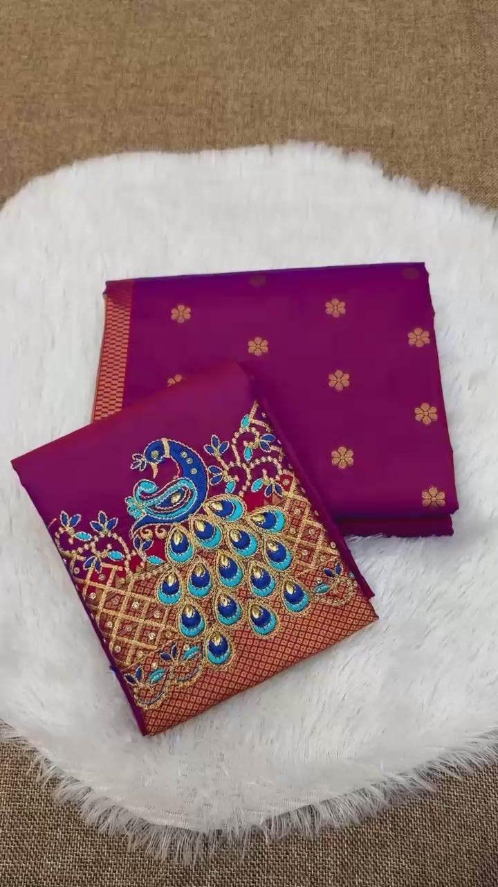 Saishaa Kalanjali Tana Silk Paithani Saree