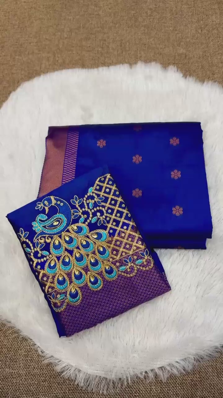 Saishaa Kalanjali Premium Tana Silk Paithani Saree
